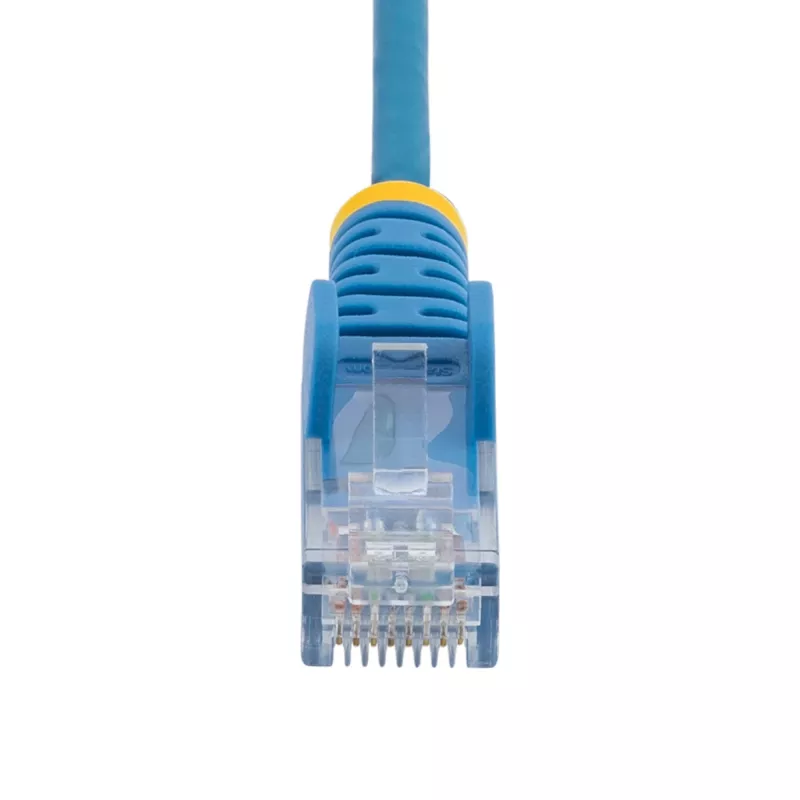 StarTech.com 10 m sininen ohut CAT6 Ethernet-kaapeli, snagless, 100W PoE, UTP, LSZH, 28AWG puhdas paljas kuparilanka, ohut RJ45 verkko-patchkaapeli vedonpoistolla, yksittäin testattu