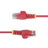StarTech.com 10 m punainen ohut CAT6 Ethernet-kaapeli, snagless, 100W PoE, UTP, LSZH, 28AWG puhdas paljas kuparilanka, ohut RJ45 verkko-patchkaapeli vedonpoistolla, yksittäin testattu