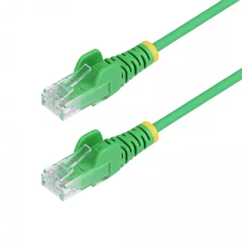StarTech.com 15 m vihreä ohut CAT6 Ethernet-kaapeli, snagless, 100 W PoE, UTP, LSZH, 28 AWG puhdasta paljasta kuparilankaa, ohut RJ45 verkko-patchkaapeli vedonpoistolla, yksittäin testattu