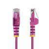 StarTech.com 2 m pinkki ohut CAT6 Ethernet-kaapeli, snagless, 100W PoE, UTP, LSZH, 28AWG puhdas paljas kuparilanka, ohut RJ45 verkko-patchkaapeli vedonpoistolla, yksittäin testattu