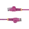 StarTech.com 2 m pinkki ohut CAT6 Ethernet-kaapeli, snagless, 100W PoE, UTP, LSZH, 28AWG puhdas paljas kuparilanka, ohut RJ45 verkko-patchkaapeli vedonpoistolla, yksittäin testattu