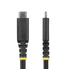 StarTech.com 2 m (6 ft) USB4-kaapeli, 20 Gbit/s, USB-IF-sertifioitu USB-C-kaapeli, 240 W PD EPR, 4K 120 Hz DP 1.4, TPE-päällyste, musta USB-C-kaapeli