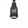 StarTech.com 2 m (6 ft) USB4-kaapeli, 20 Gbit/s, USB-IF-sertifioitu USB-C-kaapeli, 240 W PD EPR, 4K 120 Hz DP 1.4, TPE-päällyste, musta USB-C-kaapeli