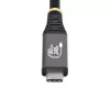 StarTech.com 1 m USB4-kaapeli, 80 Gbit/s, USB-IF-sertifioitu USB-C-kaapeli, 240W PD, 8K 120Hz/4K 240Hz DP2.1 DP80, TPE-päällyste, Thunderbolt 4 -yhteensopiva – musta USB-C-kaapeli