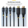 StarTech.com HDMI21-CBL-8K60-4M HDMI-kaapeli HDMI tyyppi A (standardi) musta