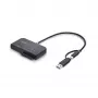 StarTech.com USB-C/USB-A - M.2 NVMe- ja 2,5 tuuman/3,5 tuuman SATA -adapteri, 10 Gbit/s, työkaluton ulkoinen SSD-kiintolevylukija, B+M/M-Key