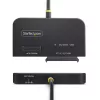 StarTech.com USB-C/USB-A - M.2 NVMe- ja 2,5 tuuman/3,5 tuuman SATA -adapteri, 10 Gbit/s, työkaluton ulkoinen SSD-kiintolevylukija, B+M/M-Key