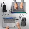 StarTech.com USB-C/USB-A - M.2 NVMe- ja 2,5 tuuman/3,5 tuuman SATA -adapteri, 10 Gbit/s, työkaluton ulkoinen SSD-kiintolevylukija, B+M/M-Key