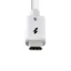 StarTech.com 2,6 ft (80 cm) Thunderbolt 5 -kaapeli, 80 Gbit/s / jopa 120 Gbit/s, 240W PD, 8K 60Hz, sertifioitu Thunderbolt-kaapeli, yhteensopiva Thunderbolt 4/USB4/USB-C kanssa – valkoinen