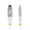 StarTech.com 1,5 m USB4-kaapeli, 80 Gbit/s, USB-IF-sertifioitu USB-C-kaapeli, 240W PD, 8K 120Hz/4K 240Hz DP2.1 DP80, TPE-päällyste, Thunderbolt 4 -yhteensopiva – valkoinen USB-C-kaapeli