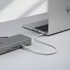 StarTech.com 1,5 m USB4-kaapeli, 80 Gbit/s, USB-IF-sertifioitu USB-C-kaapeli, 240W PD, 8K 120Hz/4K 240Hz DP2.1 DP80, TPE-päällyste, Thunderbolt 4 -yhteensopiva – valkoinen USB-C-kaapeli
