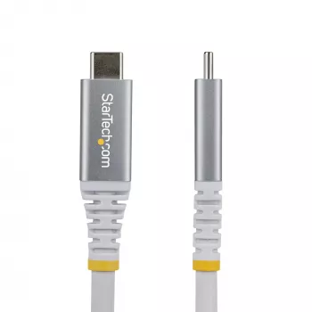 StarTech.com 3 m (10 ft) USB4-kaapeli, 20 Gbit/s, USB-IF-sertifioitu USB-C-kaapeli, 60 W PD, 4K 120 Hz DP 1.4, TPE-päällyste, valkoinen USB-C-kaapeli