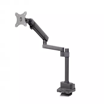 StarTech.com pöytänäytön teline, näytöille enintään 40 tuumaa/8 kg, mekaanisesti jousiavusteinen varsi, C-puristin/pöytäläpivienti, asennus ylhäältä, työkaluton säätö