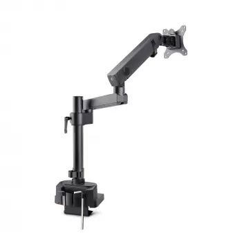 StarTech.com pöytänäytön teline, näytöille enintään 40 tuumaa/8 kg, mekaanisesti jousiavusteinen varsi, C-puristin/pöytäläpivienti, asennus ylhäältä, työkaluton säätö