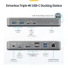 StarTech.com 199UE-USBC-DOCK kannettavan telakka/porttireplikaattori johdollinen USB 3.2 Gen 2 (3.1 Gen 2) Type-C harmaa