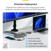 StarTech.com 199UE-USBC-DOCK kannettavan telakka/porttireplikaattori johdollinen USB 3.2 Gen 2 (3.1 Gen 2) Type-C harmaa