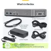 StarTech.com 199UE-USBC-DOCK kannettavan telakka/porttireplikaattori johdollinen USB 3.2 Gen 2 (3.1 Gen 2) Type-C harmaa