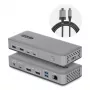 StarTech.com Dual-Monitor USB-C-telakointiasema, DisplayPort, 4K 60Hz, 100W kannettavan tietokoneen lataus, 1GbE, ajuriton, Multi-Monitor-telakka Windowsille