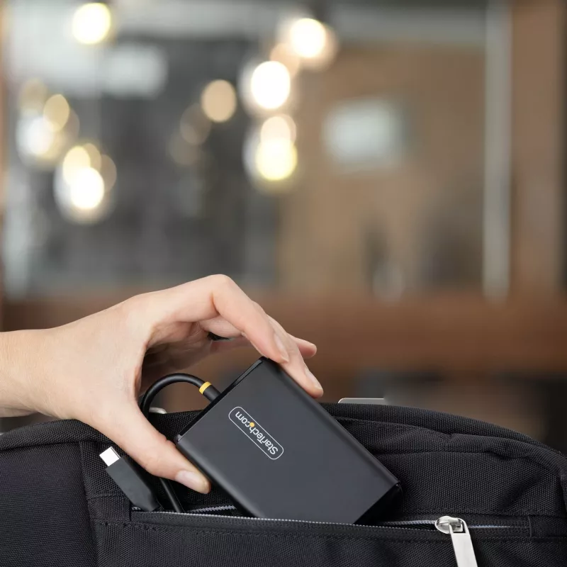 StarTech.com 65W USB-C-laturi kannettavalle tietokoneelle, 1,5 m kiinteä USB-C-kaapeli, virtalähde Dell, XPS, HP ProBook, MacBook Pro, Microsoft Surface Pro -laitteille