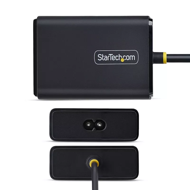 StarTech.com 100W USB-C-laturi kannettavalle tietokoneelle, 1,5 m kiinteä USB-C-kaapeli, virtalähde Dell, XPS, HP ProBook, MacBook Pro, Microsoft Surface Pro -laitteille