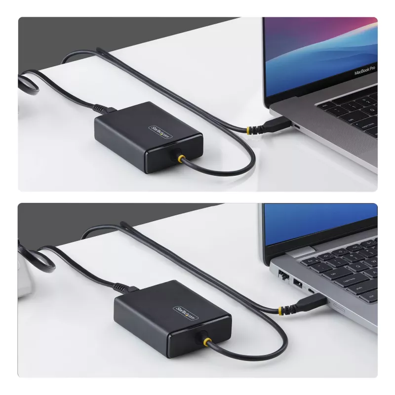 StarTech.com 100W USB-C-laturi kannettavalle tietokoneelle, 1,5 m kiinteä USB-C-kaapeli, virtalähde Dell, XPS, HP ProBook, MacBook Pro, Microsoft Surface Pro -laitteille