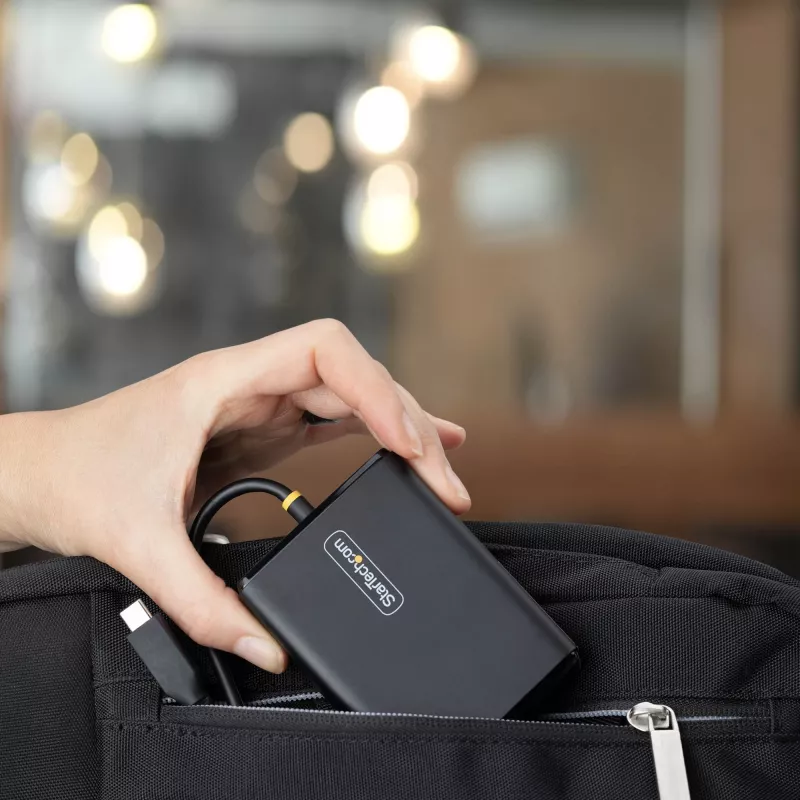 StarTech.com 100W USB-C-laturi kannettavalle tietokoneelle, 1,5 m kiinteä USB-C-kaapeli, virtalähde Dell, XPS, HP ProBook, MacBook Pro, Microsoft Surface Pro -laitteille