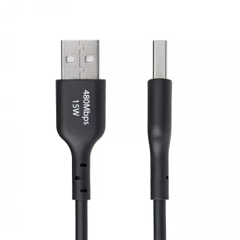 StarTech.com 15 cm (6 in) USB-A–USB-C-latauskaapeli, lataus ja synkronointi, 3A, USB 2.0, TPE-päällyste – musta USB-latauskaapeli