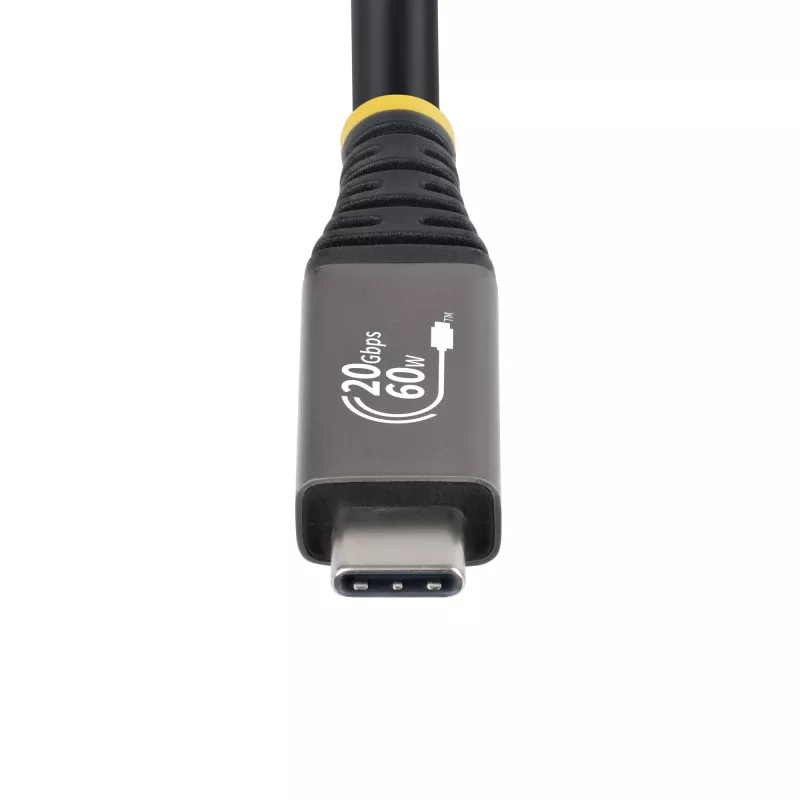 StarTech.com 3 m (10 ft) USB4-kaapeli, 20 Gbit/s, USB-IF-sertifioitu USB-C-kaapeli, 60W PD, 4K 120Hz DP 2.1, TPE-päällyste, musta USB-C-kaapeli