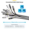 StarTech.com 3 m (10 ft) USB4-kaapeli, 20 Gbit/s, USB-IF-sertifioitu USB-C-kaapeli, 60W PD, 4K 120Hz DP 2.1, TPE-päällyste, musta USB-C-kaapeli