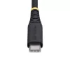 StarTech.com 2 m (6 ft) USB-C-latauskaapeli, 60 W (3 A) PD, kaksikerroksinen punottu nailon-/TPE-päällyste, kestävä USB-C-latauskaapeli, USB 2.0 -kannettavalaturikaapeli