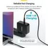 StarTech.com 2 m (6 ft) USB-C-latauskaapeli, 60 W (3 A) PD, kaksikerroksinen punottu nailon-/TPE-päällyste, kestävä USB-C-latauskaapeli, USB 2.0 -kannettavalaturikaapeli