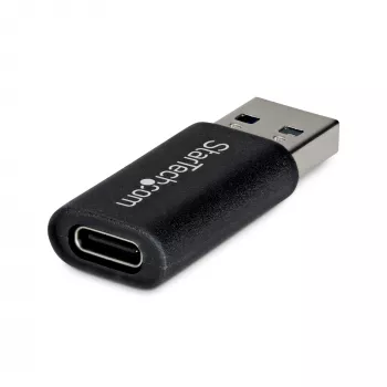 StarTech.com USB-A - USB-C -adapteri, USB-A-uros - USB-C-naaras -muunnin, USB 10Gbps, 5V 900mA, USB - USB-C -adapteri USB-A-latureille/keskittimille