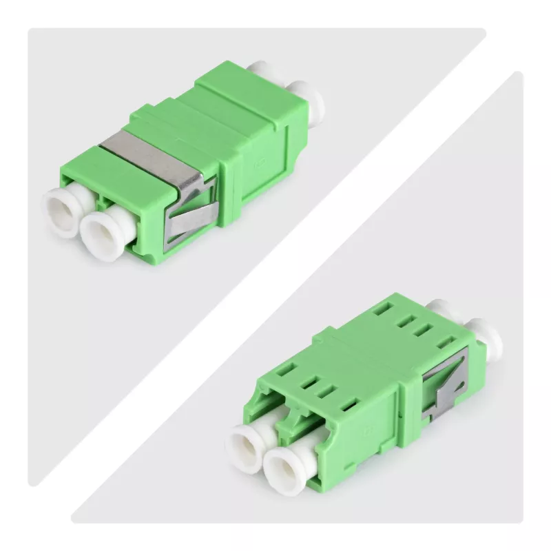 StarTech.com LC-LC-liitäntä 10 kpl:n pakkaus, OS2 yksimuotokuituliitinkehys SC-koossa ilman laippaa, LC/APC duplex-adapteri