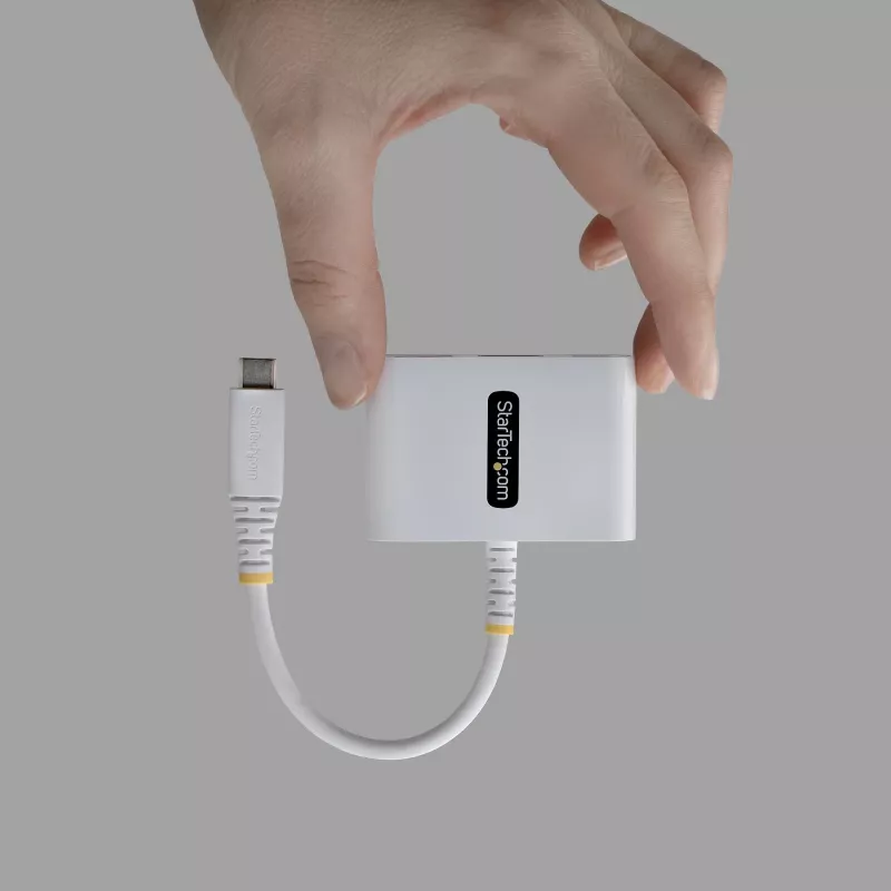 StarTech.com USB-C–HDMI-moniporttisovitin 140W PD-latauksella, 4K 60Hz HDMI, USB 5 Gbit/s -keskitin, mini-telakka MacBook / Dell / ThinkPad / HP / iPad / tablet-laitteille