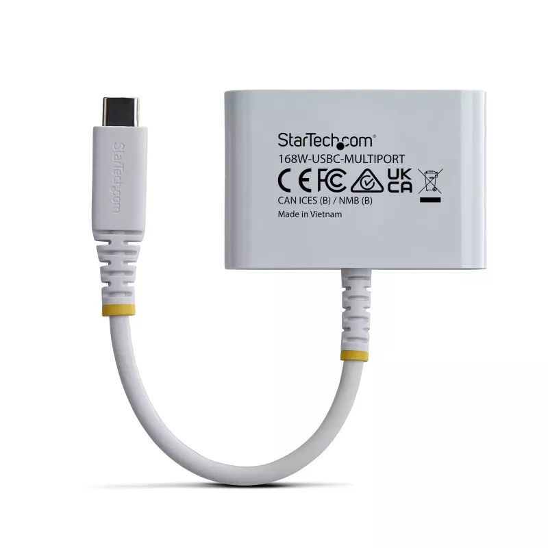 StarTech.com USB-C–HDMI-moniporttisovitin 140W PD-latauksella, 4K 60Hz HDMI, USB 5 Gbit/s -keskitin, mini-telakka MacBook / Dell / ThinkPad / HP / iPad / tablet-laitteille