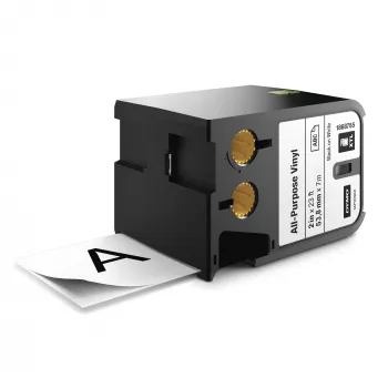 DYMO XTL yleisvinyylitarrat | 54 mm x 7 m | musta valkoisella