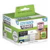 DYMO Original LabelWriter Durable -tarrat | 25 mm x 89 mm | valkoinen poly | 2 rullaa à 350 (700 itseliimautuvaa tarraa) | suurteho | LabelWriter-tarratulostimille