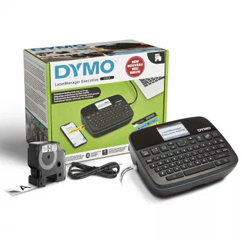 DYMO LabelManager Executive 640 CB kannettava tarratulostin | Kompakti tarratulostin QWERTY-näppäimistöllä | Bluetooth- ja USB-liitettävyys | Yhteensopiva D1-standarditarrojen ja kestävien tarrojen kanssa