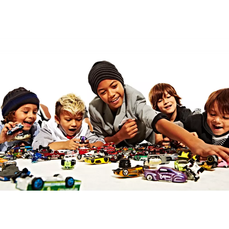 Hot Wheels 5 kpl:n pakkaus valikoima, ajoneuvosetti, 3 vuotta, eri värejä