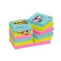 3M 622-12SS-MIA muistilaput neliö sininen, pinkki, keltainen itseliimautuva