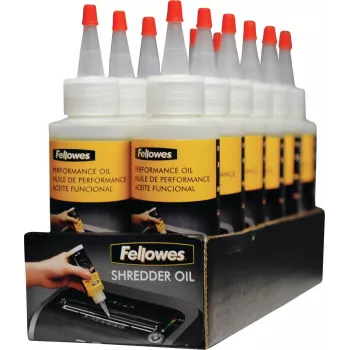 Fellowes silppurin öljy 120 ml, voiteluöljy, 0,12 l, monivärinen, 44,5 mm, 44,5 mm, 161,9 mm