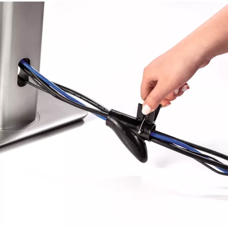 Fellowes CableZip – musta, kaapelinsuojus, työpöytä, musta