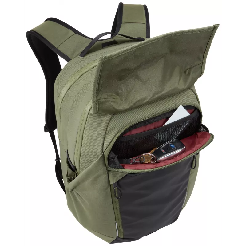 Thule Paramount TPCB127 – oliivinvihreä reppu, vapaa-ajan reppu, oliivi, nylon