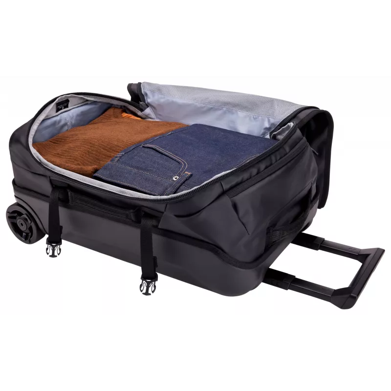 Thule Chasm Carry-on pyörillä varustettu matkalaukku 55 cm, 40 L, musta, TCCO222