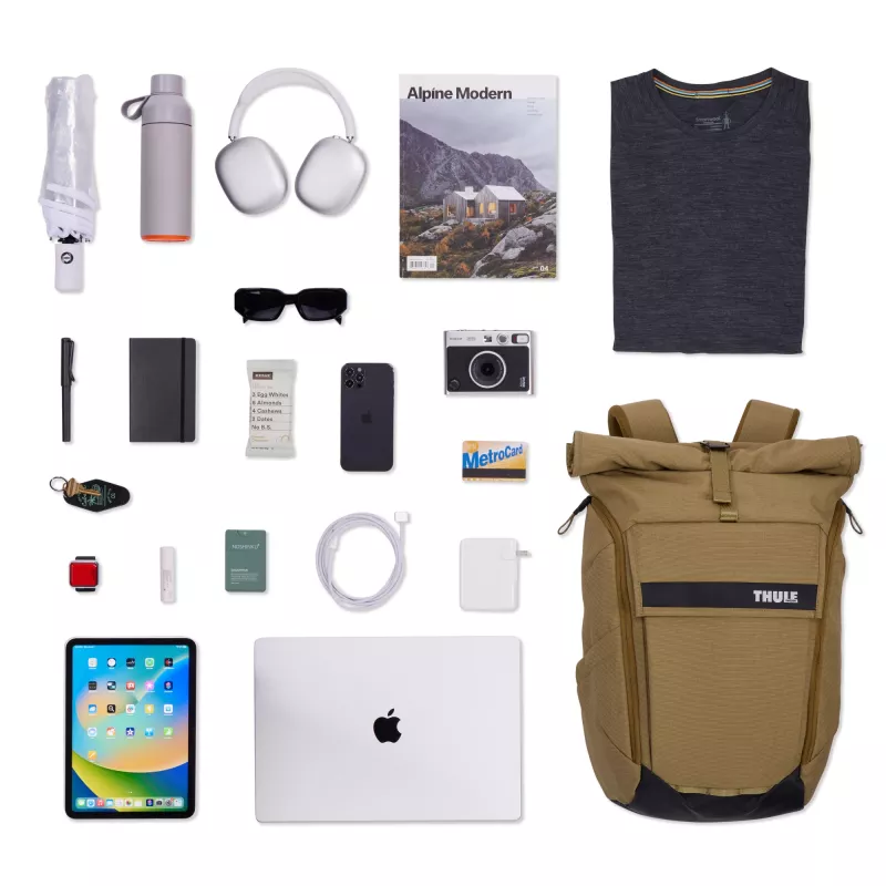 Thule Paramount PARABP3116 Nutria reppu vapaa-ajanreppu khaki nylon, polyesteri