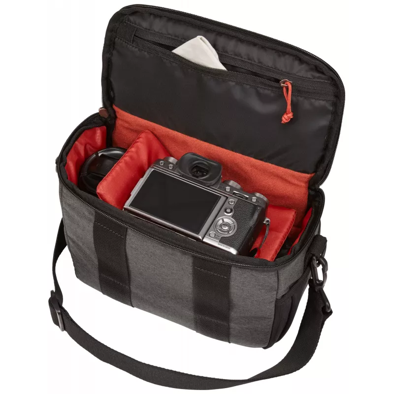 Case Logic Era CECS-103 Obsidian Toploader-laukku harmaa