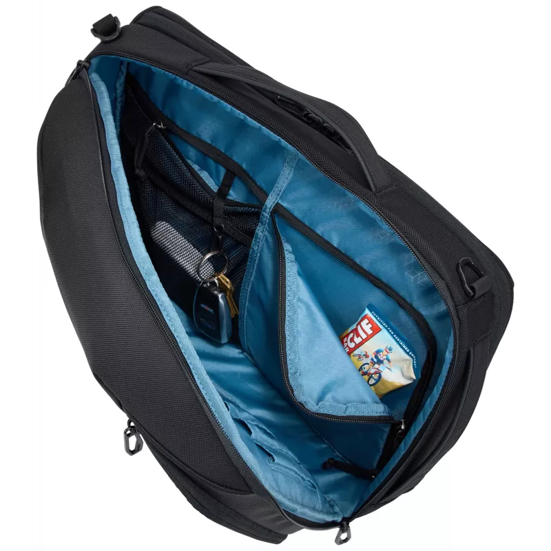 Thule Accent Convertible 17L reppu – musta, 17 L tilavuus, muunneltavat kantovaihtoehdot
