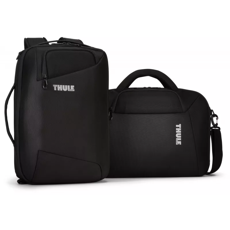 Thule Accent Convertible 17L reppu – musta, 17 L tilavuus, muunneltavat kantovaihtoehdot