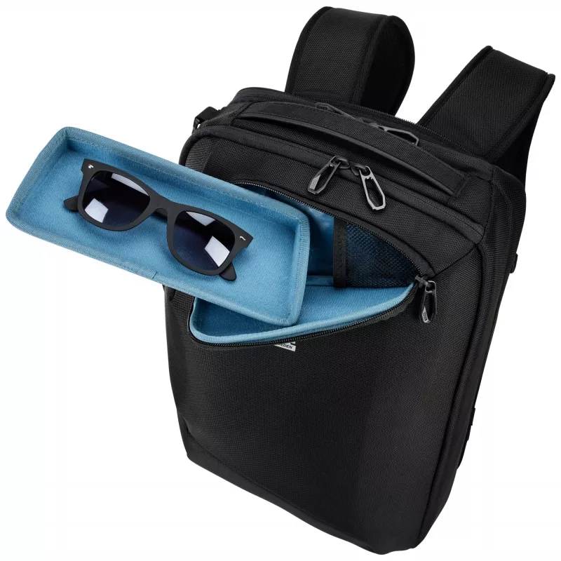 Thule Accent Convertible 17L reppu – musta, 17 L tilavuus, muunneltavat kantovaihtoehdot