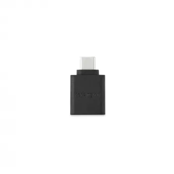 Kensington CA1010 USB-C - USB-A M/F -sovitin, USB-C, USB-A, musta